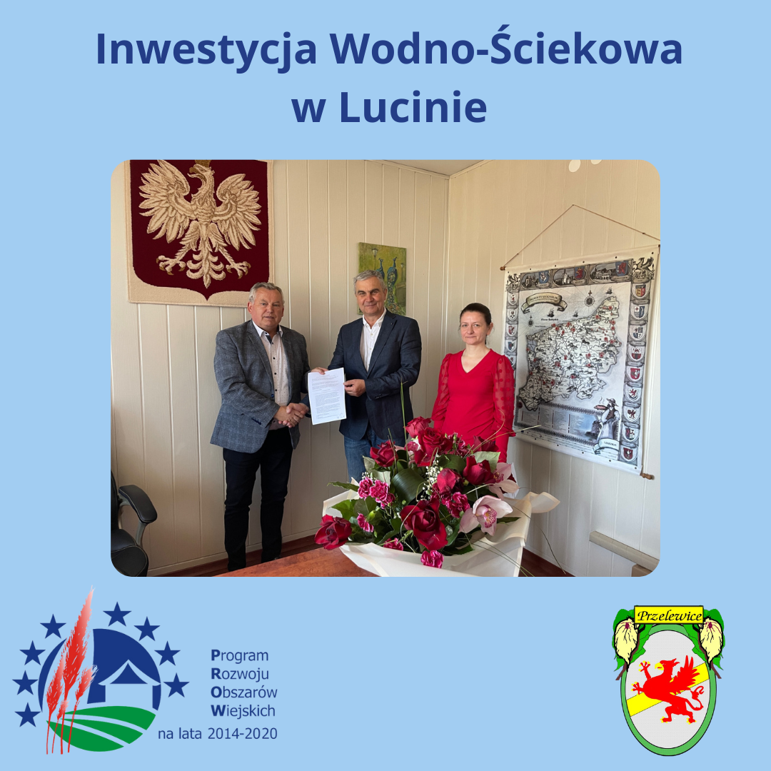 Nowa Inwestycja Wodno-Ściekowa w Lucinie - Aktualizacja