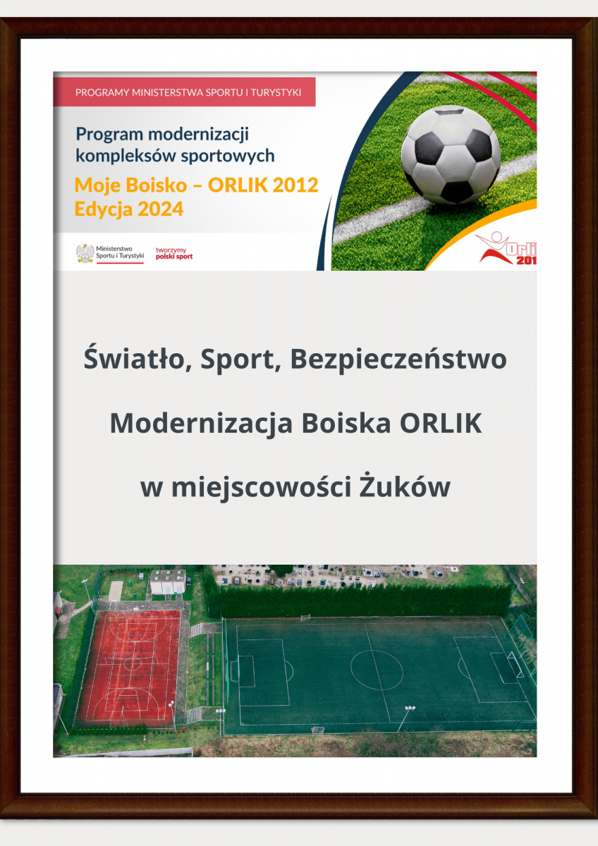 Program Modernizacji Kompleksów Sportowych 'Orlik' 2024
